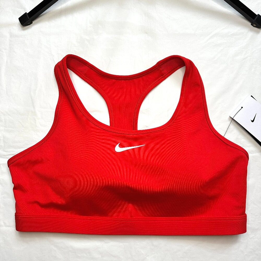 Nike Swoosh Supported Women's Padded Sports Bra Activewear Gym Train Activewear